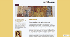 Desktop Screenshot of kartikasays.com